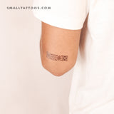 Four Portuguese Tiles Temporary Tattoo (Set of 3)