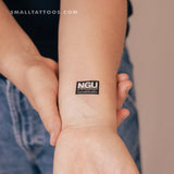 NGU Technology Temporary Tattoo (Set of 3)