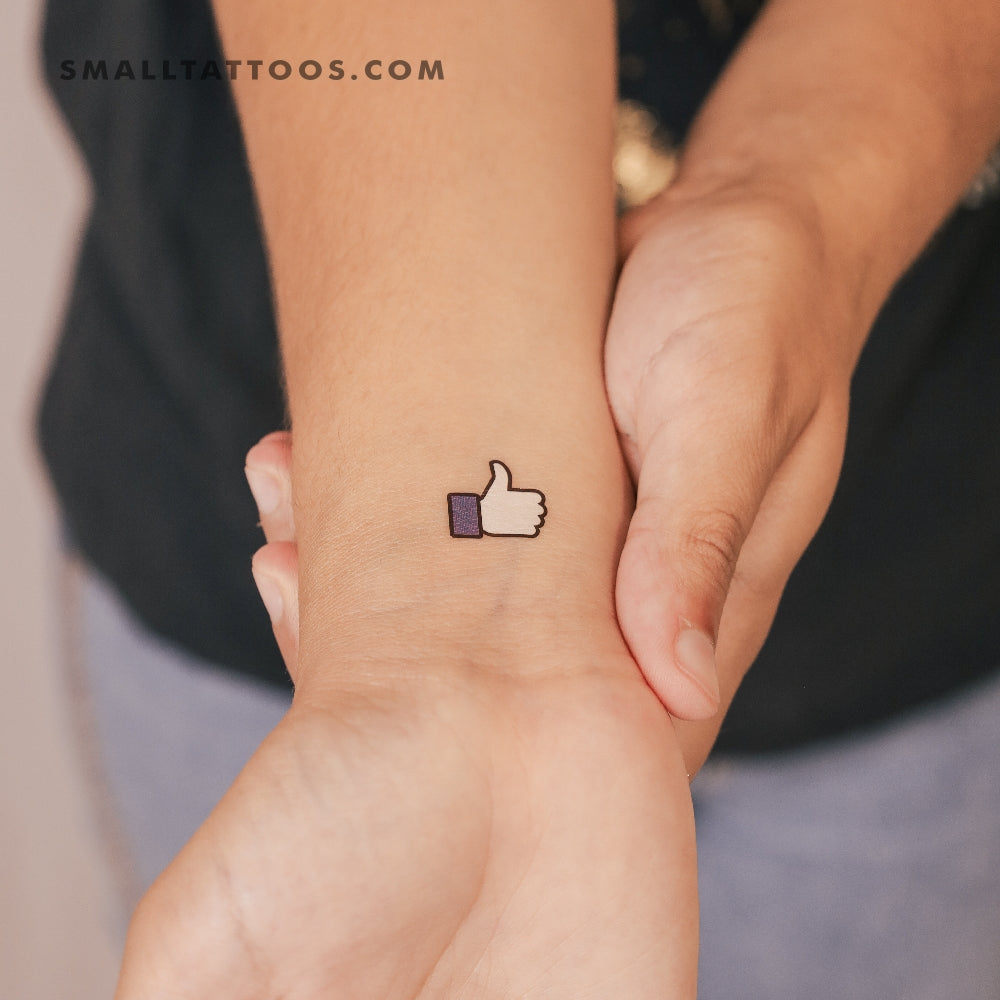 Like Symbol Temporary Tattoo (Set of 3)