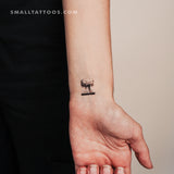 Atomic Bomb Mushroom Cloud Temporary Tattoo (Set of 3)