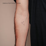 Continuous Line Bird Temporary Tattoo (Set of 3)