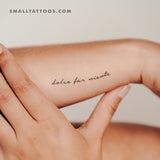 Dolce Far Niente Temporary Tattoo (Set of 3)