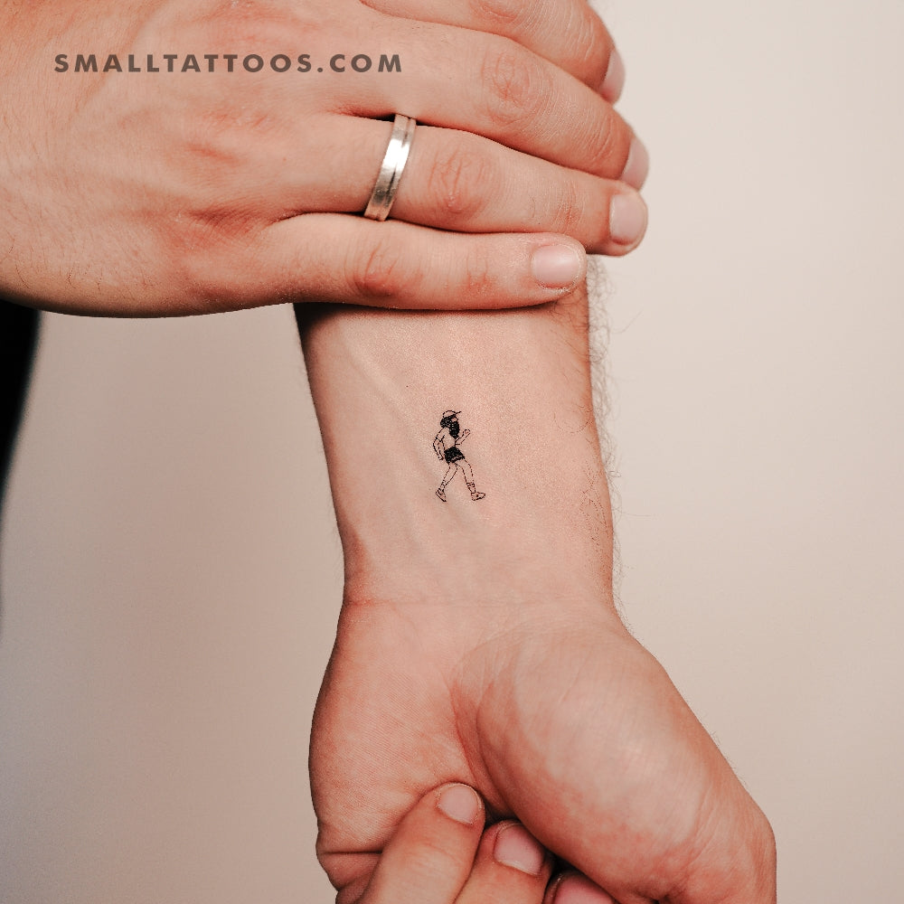 Run Forrest Run Temporary Tattoo (Set of 3) – Small Tattoos, image size:1000x1000