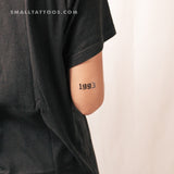 Gothic 1993 Temporary Tattoo (Set of 3)