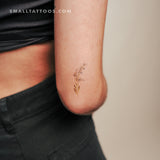 Small Watercolor Forget-me-not Temporary Tattoo (Set of 3)