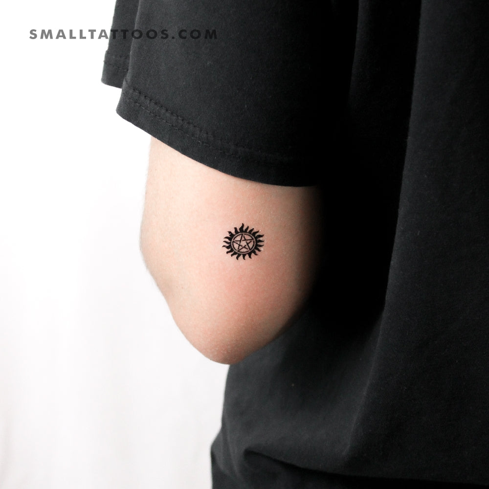 Supernatural Pentacle Temporary Tattoo (Set of 3)