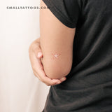 Red Sea Star Temporary Tattoo (Set of 3)