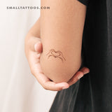 Hands Making Heart Temporary Tattoo (Set of 3)
