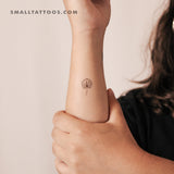 Anthurium Temporary Tattoo (Set of 3)