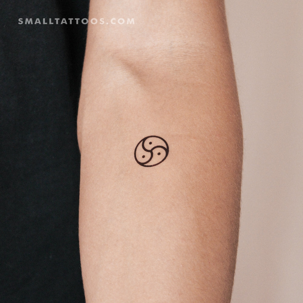 BDSM Triskelion Temporary Tattoo (Set of 3)