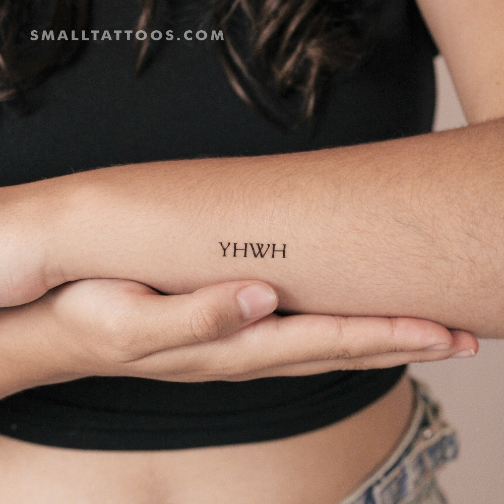 Tatuaje temporal de YHWH (juego de 3)
