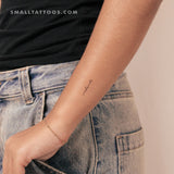 Andante Temporary Tattoo (Set of 3)