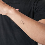 Fine Line Pistachio Temporary Tattoo (Set of 3)