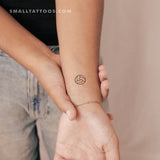 Barcelona Crest Football Temporary Tattoo (Set of 3)