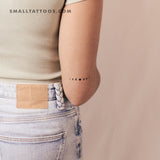Minimalist Moon Phases Temporary Tattoo (Set of 3)