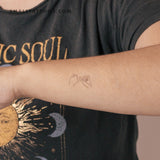 Small Pinky Swear Temporary Tattoo (Set of 3)