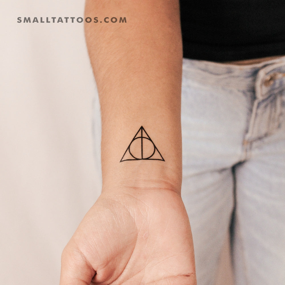 Deathly Hallows Harry Potter Tattoo Set