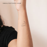 Diplodocus Dinosaur Temporary Tattoo (Set of 3)