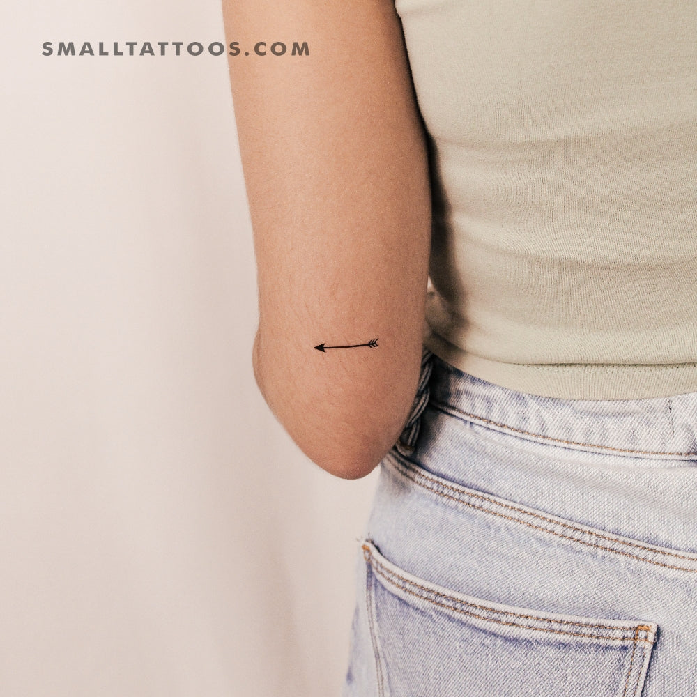 Small Arrow Temporary Tattoo (Set of 3)