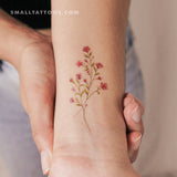 Baby's Breath Temporary Tattoo by Mini Lau (Set of 3)