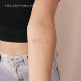 Saturn by Jakenowicz Temporary Tattoo - Set of 3