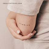 'Clarity' Temporary Tattoo (Set of 3)