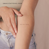 Love You More Temporary Tattoo (Set of 3)