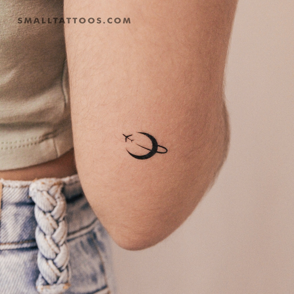 Around The Moon Temporary Tattoo (Set of 3)
