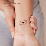 Love Letter Temporary Tattoo (Set of 3)