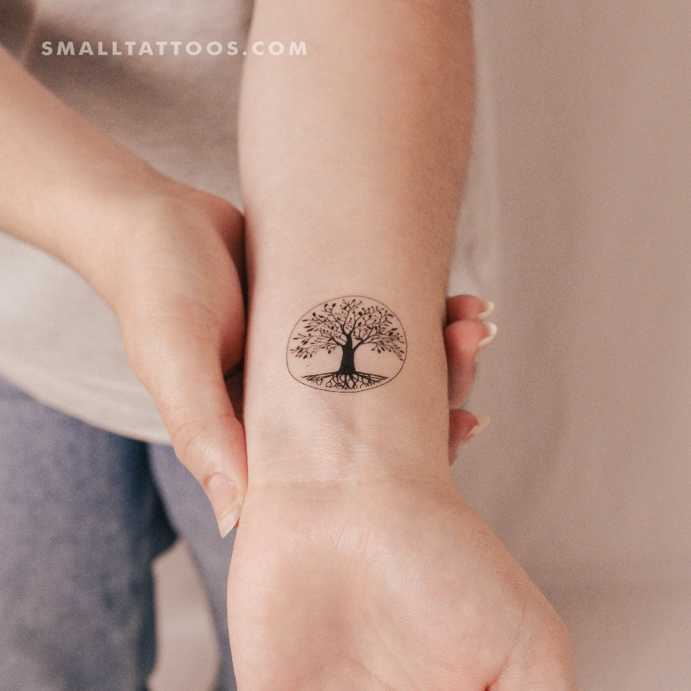 Sacred Tree of Life Temporary Tattoo (Set of 3)