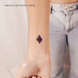 Translucent Ethereum Logo Temporary Tattoo (Set of 3)