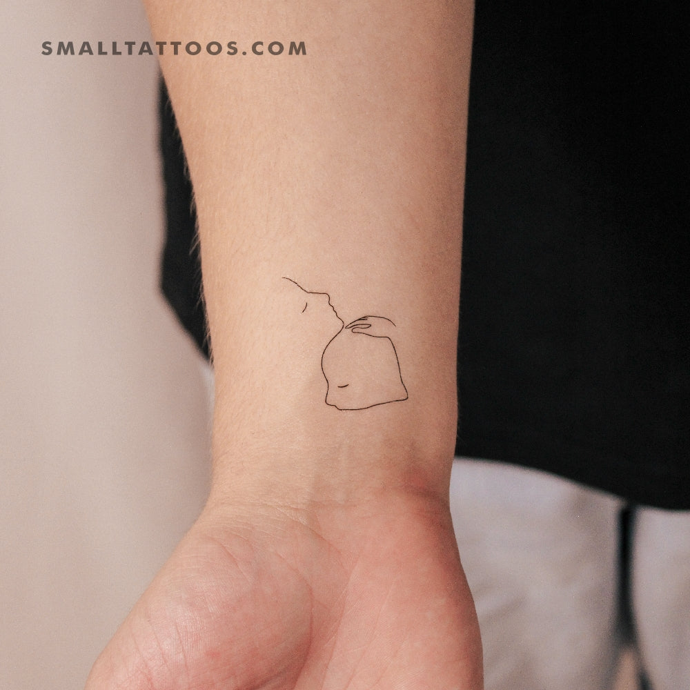 Tatuaje temporal "Amor de madre" (juego de 3)