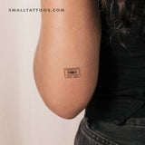 Cassette Temporary Tattoo (Set of 3)