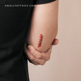 Tomato Vine Temporary Tattoo (Set of 3)