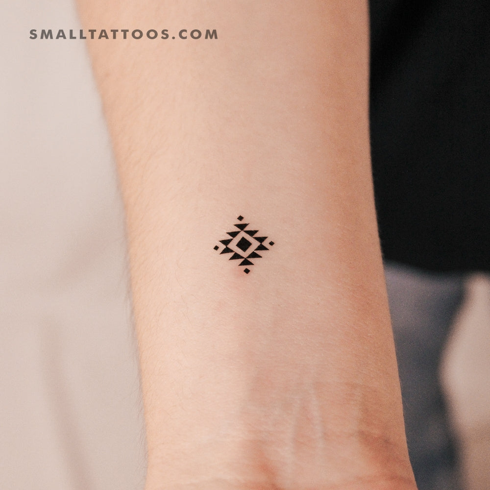 Tatuaje temporal con amuleto navajo (juego de 3)