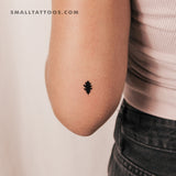 Oak Leaf Temporary Tattoo (Set of 3)