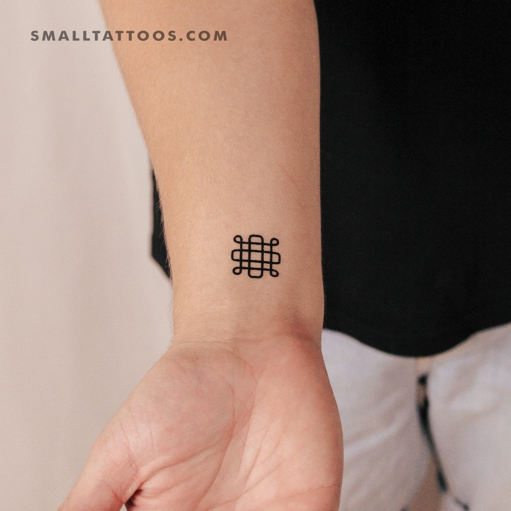Tatuaje temporal del símbolo de Samhain (juego de 3)