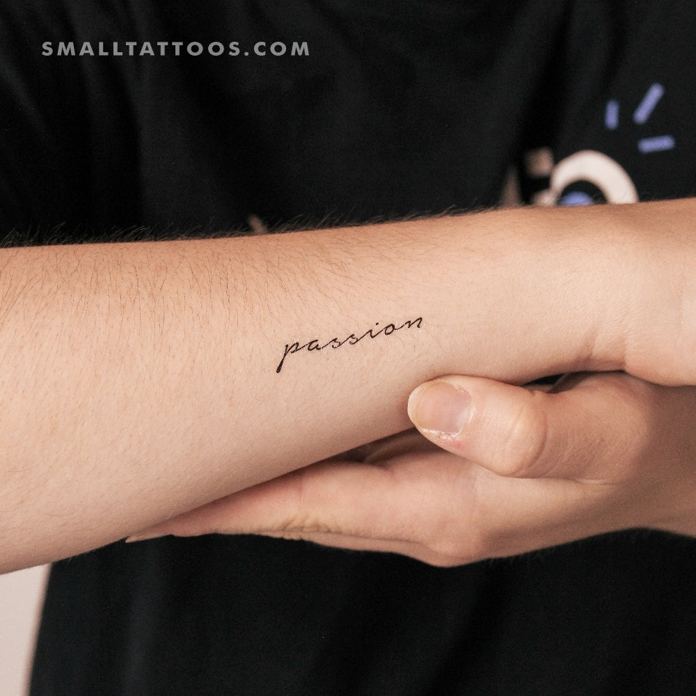 Passion Temporary Tattoo (Set of 3)