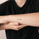 Mine Temporary Tattoo (Set of 3)