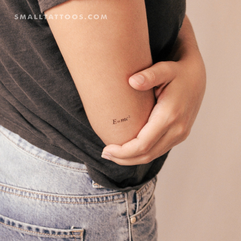 E = Tatuaje temporal Mc2 (juego de 3)