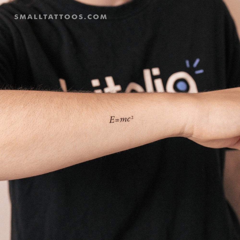 E = Tatuaje temporal Mc2 (juego de 3)