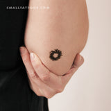 Mistletoe Wreath Temporary Tattoo (Set of 3)