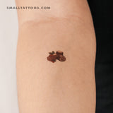 Yule Log Temporary Tattoo (Set of 3)