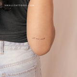 All Was Well Temporary Tattoo (Set of 3)