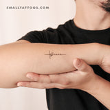 Christian Cross Grace Temporary Tattoo (Set of 3)