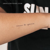 Nosce Te Ipsum Temporary Tattoo (Set of 3)