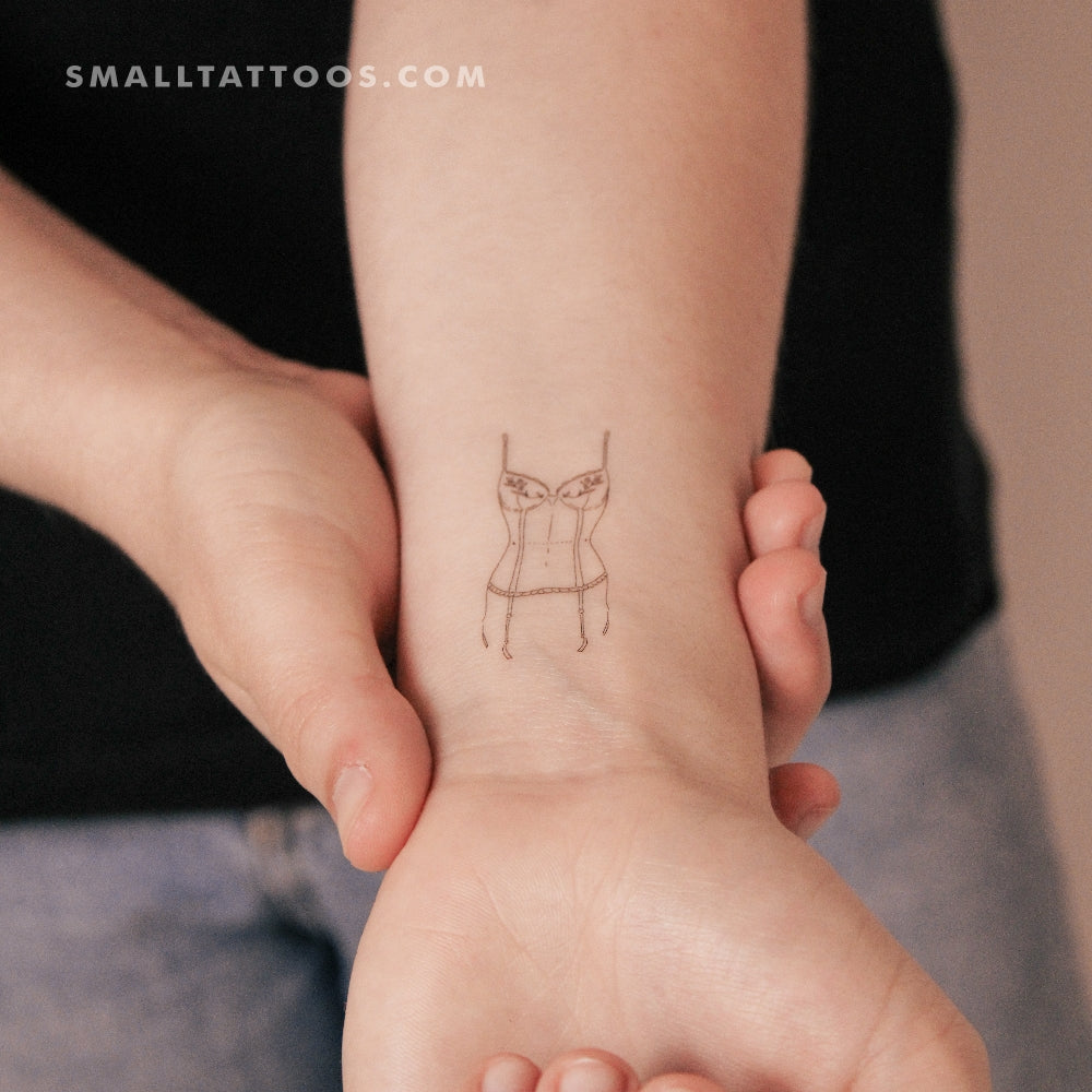 Corset Temporary Tattoo By M3.Ink (Set of 3)