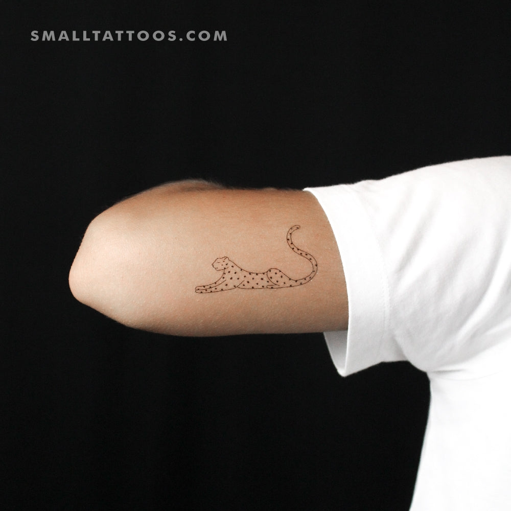Leopard Temporary Tattoo By M3.Ink (Set of 3)