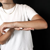 Lucky To Be Here... Temporary Tattoo By M3.Ink (Set of 3)