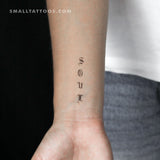 Soul By Temporary Tattoo M3.Ink (Set of 3)